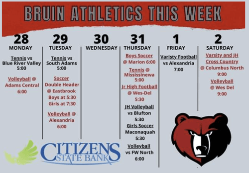 Blackford County Bruins Athletics