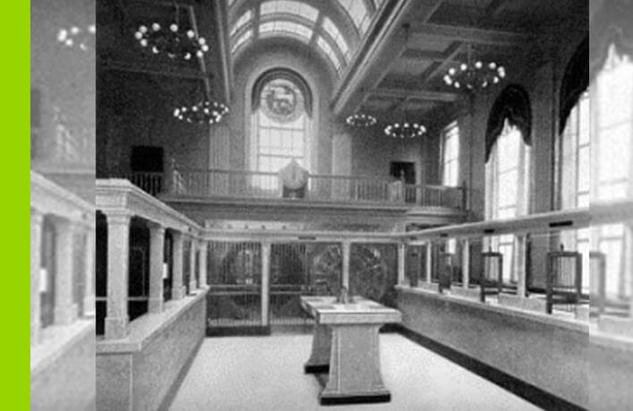 Old bank image inside