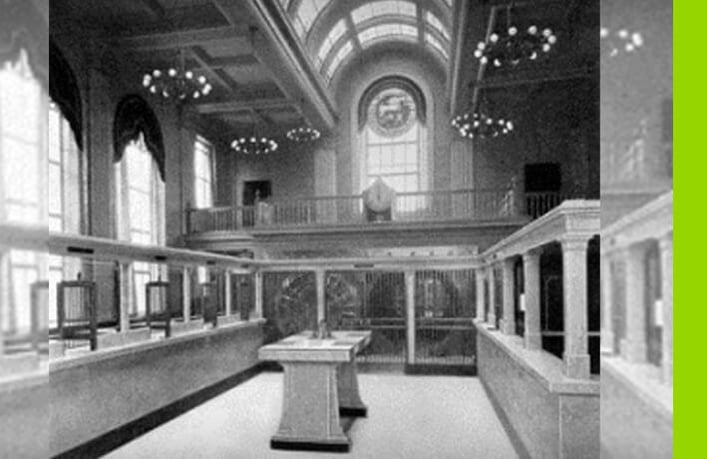 old bank image inside