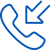 icon showing incoming phone call