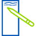 icon showing check being endorsed