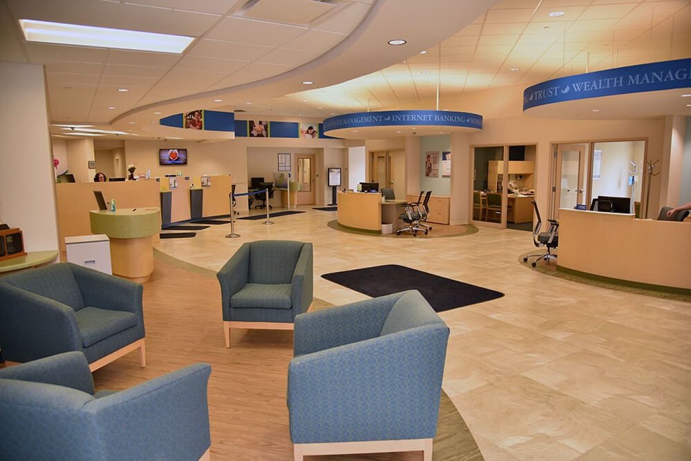 Citizens State Bank Lobby - New Castle Broad Street Location